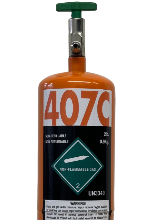 R407C 2 LBS Refrigerant Absolute Refrigerants, Wholesale Prices